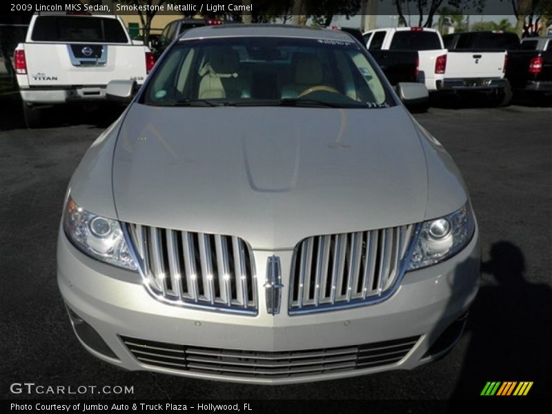 Smokestone Metallic / Light Camel 2009 Lincoln MKS Sedan