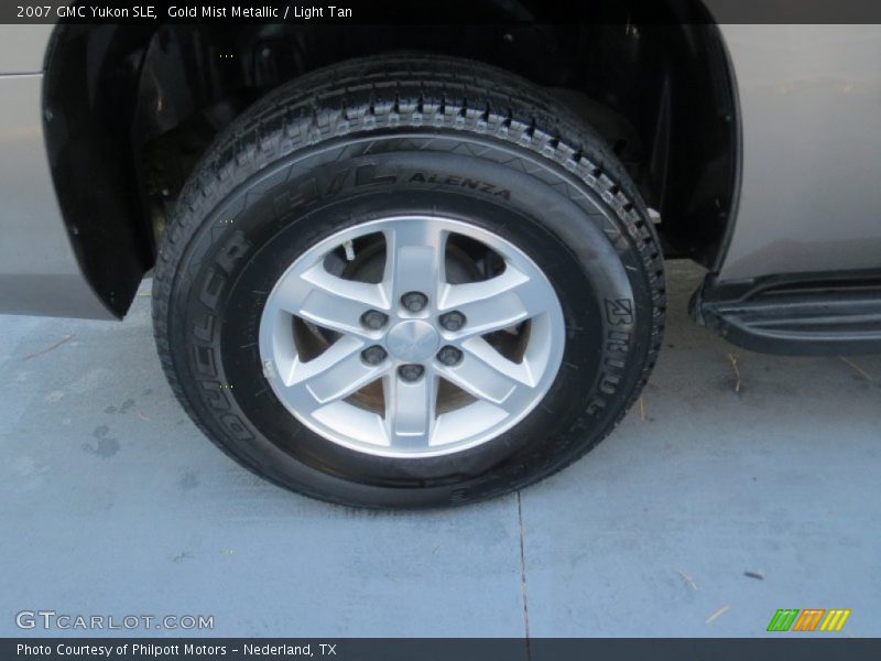 Gold Mist Metallic / Light Tan 2007 GMC Yukon SLE