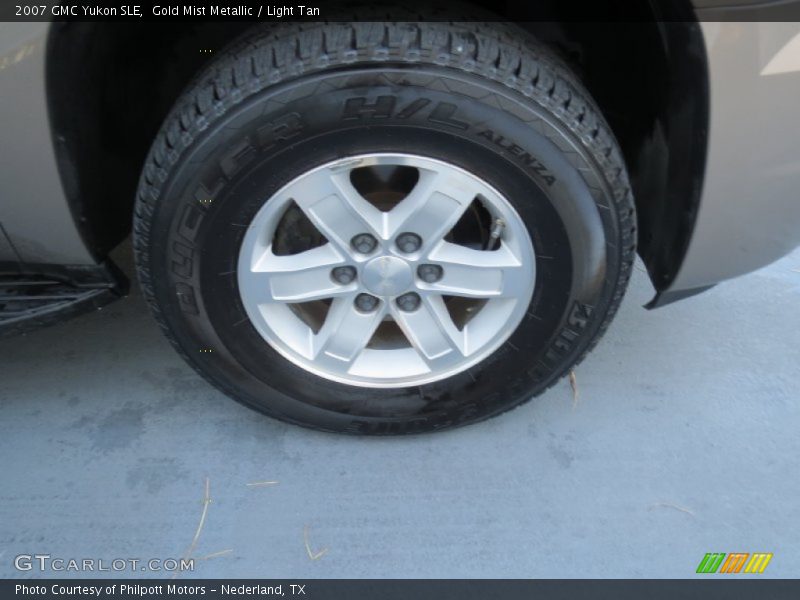 Gold Mist Metallic / Light Tan 2007 GMC Yukon SLE