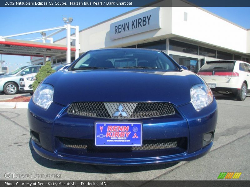 Maizen Blue Pearl / Dark Charcoal 2009 Mitsubishi Eclipse GS Coupe