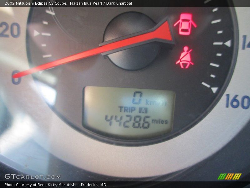 Maizen Blue Pearl / Dark Charcoal 2009 Mitsubishi Eclipse GS Coupe