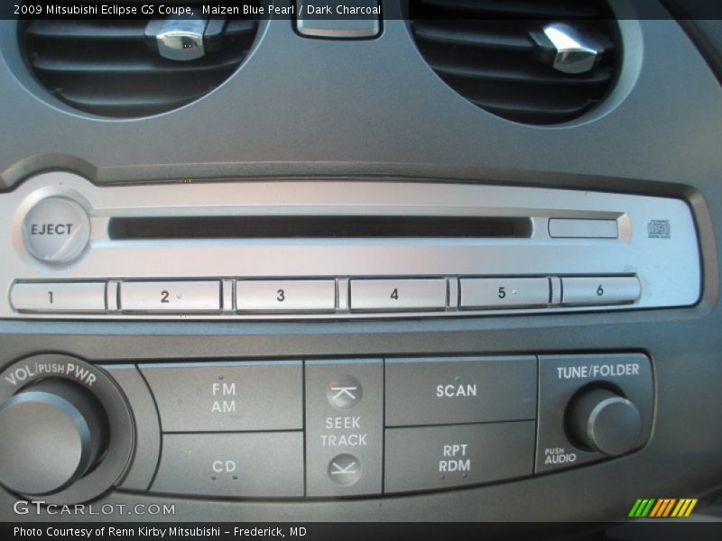Maizen Blue Pearl / Dark Charcoal 2009 Mitsubishi Eclipse GS Coupe