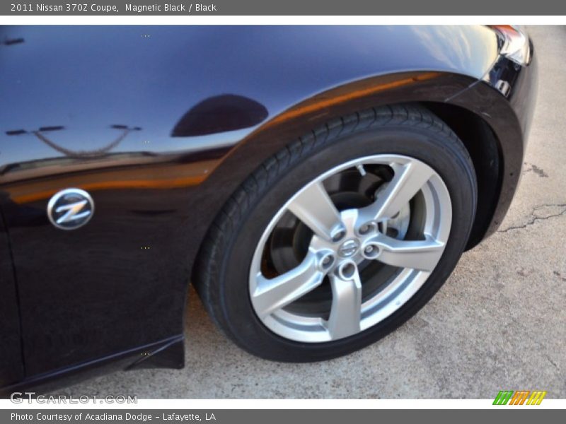 Magnetic Black / Black 2011 Nissan 370Z Coupe