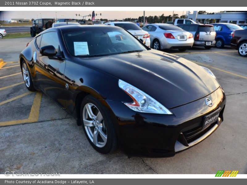 Magnetic Black / Black 2011 Nissan 370Z Coupe