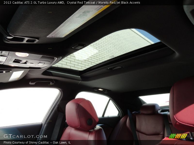 Sunroof of 2013 ATS 2.0L Turbo Luxury AWD