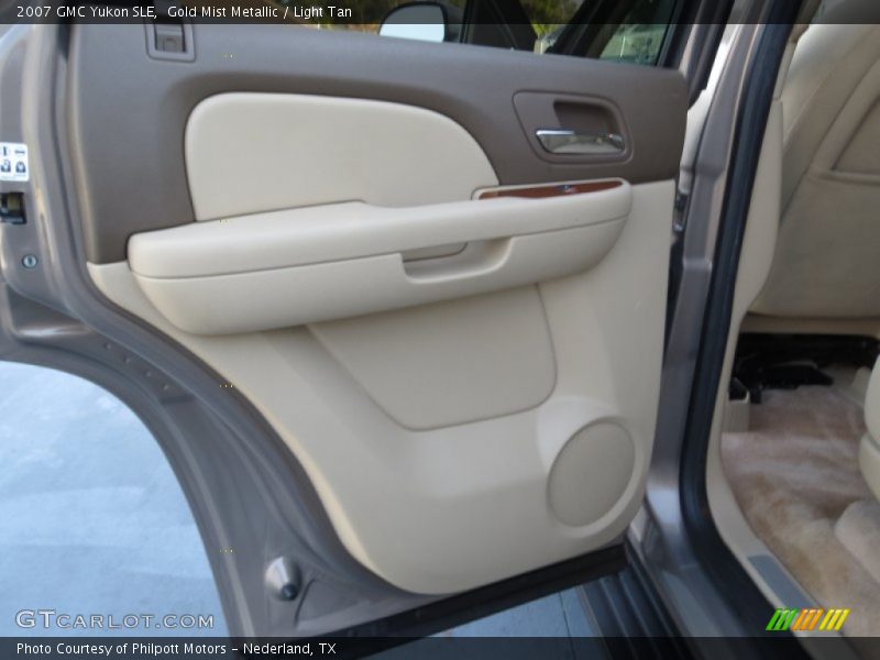 Gold Mist Metallic / Light Tan 2007 GMC Yukon SLE