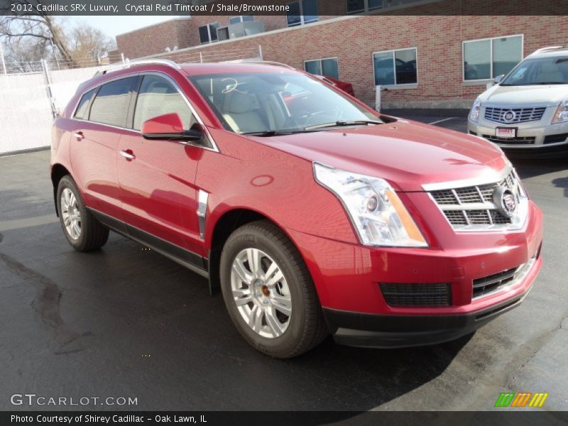 Crystal Red Tintcoat / Shale/Brownstone 2012 Cadillac SRX Luxury