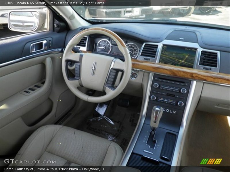 Smokestone Metallic / Light Camel 2009 Lincoln MKS Sedan