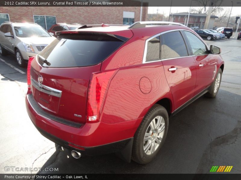 Crystal Red Tintcoat / Shale/Brownstone 2012 Cadillac SRX Luxury