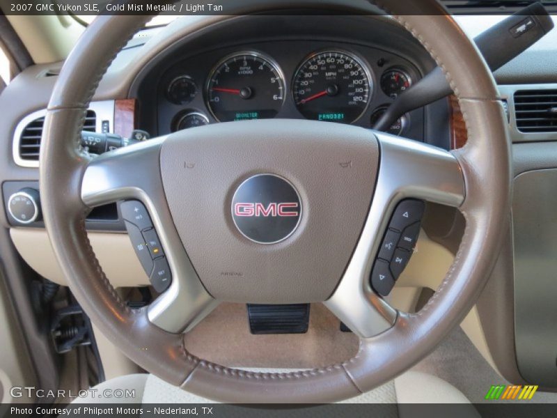 Gold Mist Metallic / Light Tan 2007 GMC Yukon SLE
