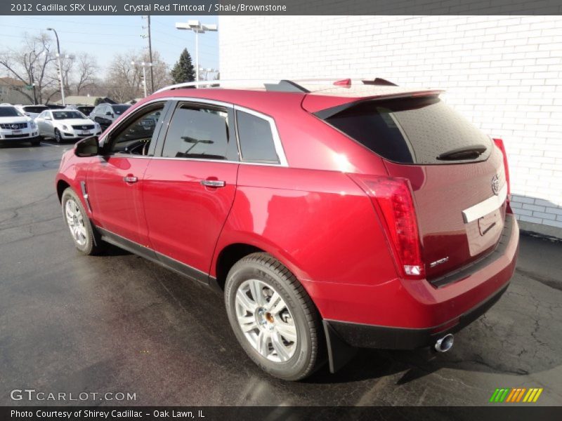 Crystal Red Tintcoat / Shale/Brownstone 2012 Cadillac SRX Luxury
