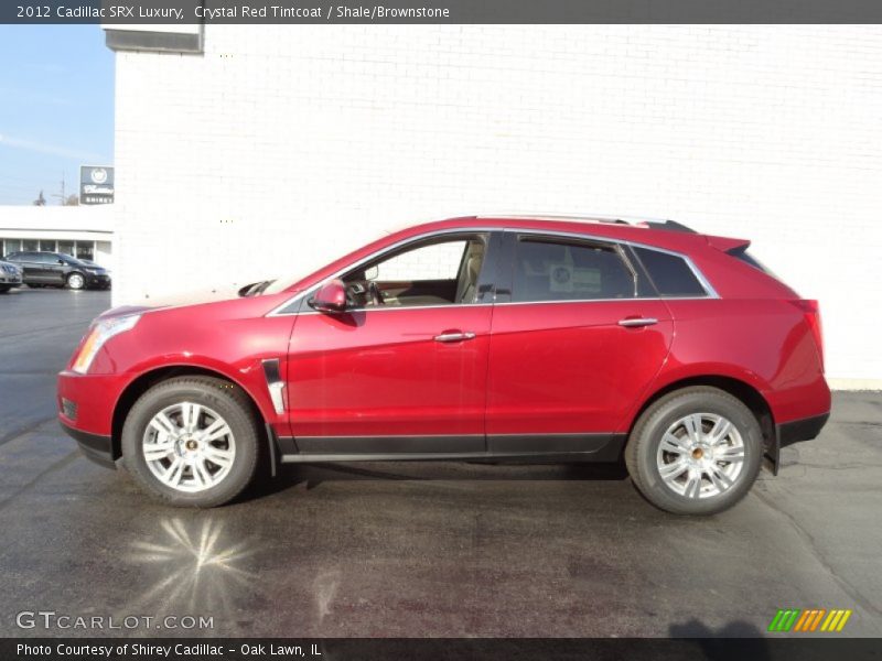 Crystal Red Tintcoat / Shale/Brownstone 2012 Cadillac SRX Luxury