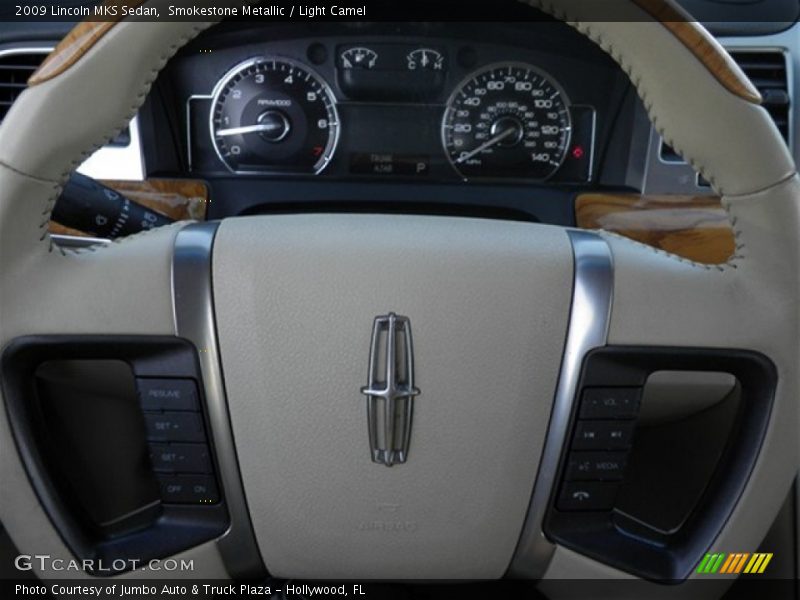 Smokestone Metallic / Light Camel 2009 Lincoln MKS Sedan