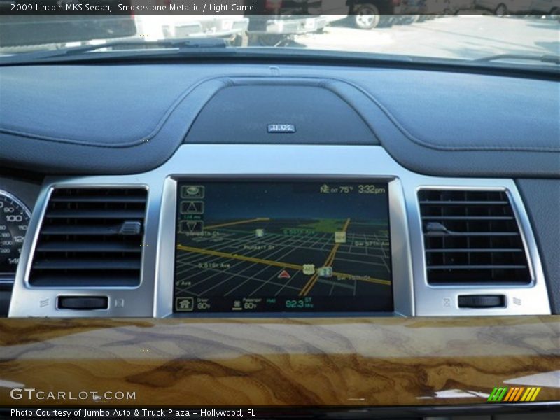 Smokestone Metallic / Light Camel 2009 Lincoln MKS Sedan