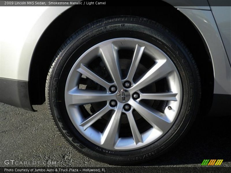 Smokestone Metallic / Light Camel 2009 Lincoln MKS Sedan