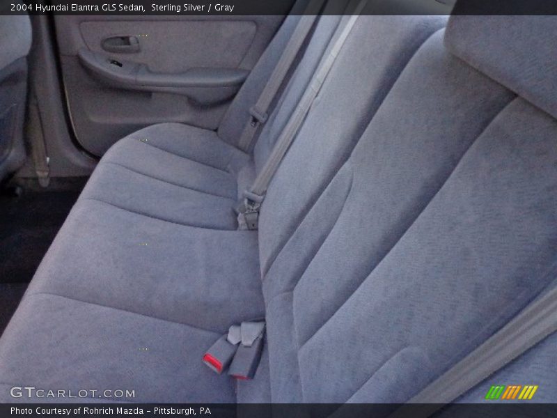 Sterling Silver / Gray 2004 Hyundai Elantra GLS Sedan