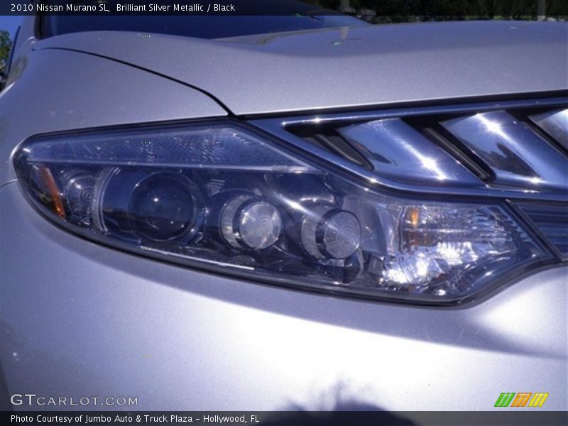 Brilliant Silver Metallic / Black 2010 Nissan Murano SL
