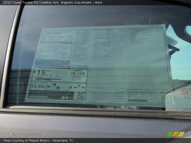 Magnetic Gray Metallic / Black 2013 Toyota Tundra TSS CrewMax 4x4