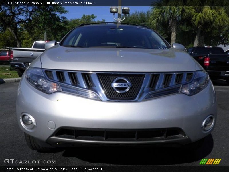 Brilliant Silver Metallic / Black 2010 Nissan Murano SL