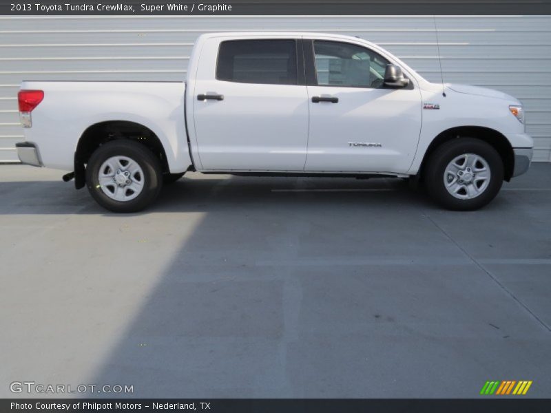 Super White / Graphite 2013 Toyota Tundra CrewMax