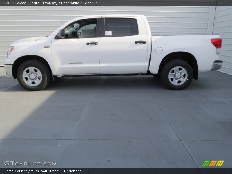 Super White / Graphite 2013 Toyota Tundra CrewMax