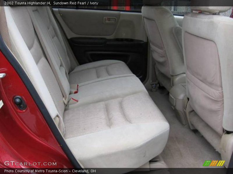 Sundown Red Pearl / Ivory 2002 Toyota Highlander I4
