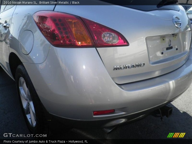 Brilliant Silver Metallic / Black 2010 Nissan Murano SL