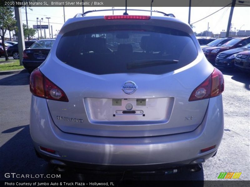 Brilliant Silver Metallic / Black 2010 Nissan Murano SL