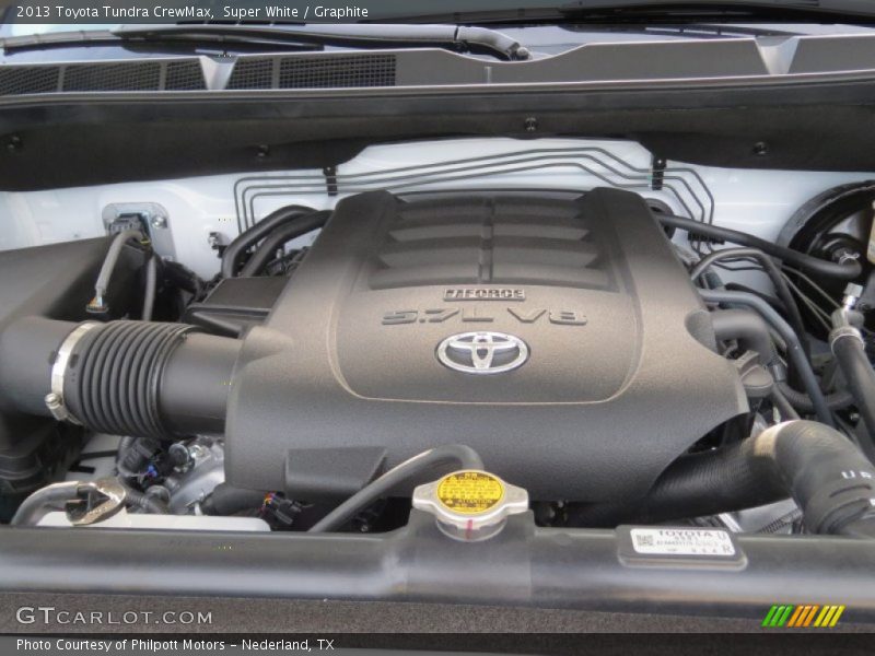 Super White / Graphite 2013 Toyota Tundra CrewMax