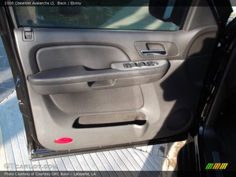 Black / Ebony 2008 Chevrolet Avalanche LS