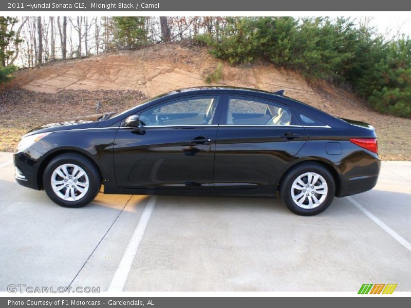 Midnight Black / Camel 2011 Hyundai Sonata GLS