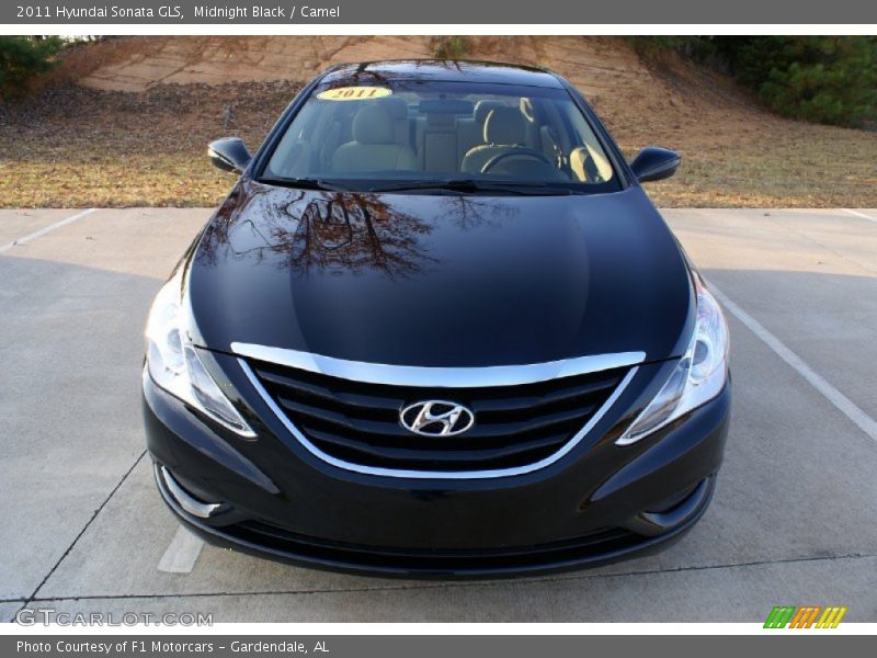 Midnight Black / Camel 2011 Hyundai Sonata GLS