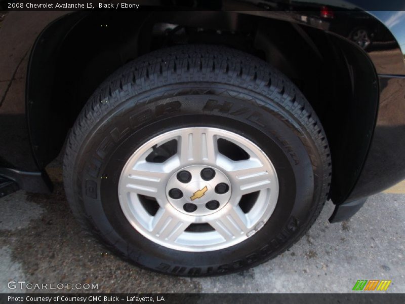 Black / Ebony 2008 Chevrolet Avalanche LS