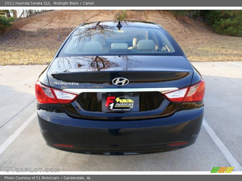 Midnight Black / Camel 2011 Hyundai Sonata GLS