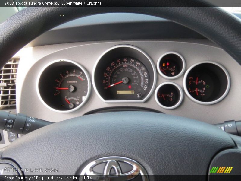 Super White / Graphite 2013 Toyota Tundra CrewMax