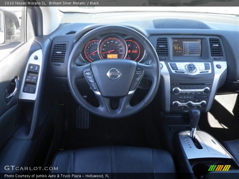 Brilliant Silver Metallic / Black 2010 Nissan Murano SL