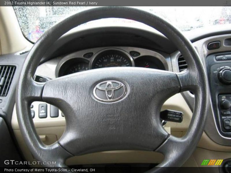 Sundown Red Pearl / Ivory 2002 Toyota Highlander I4