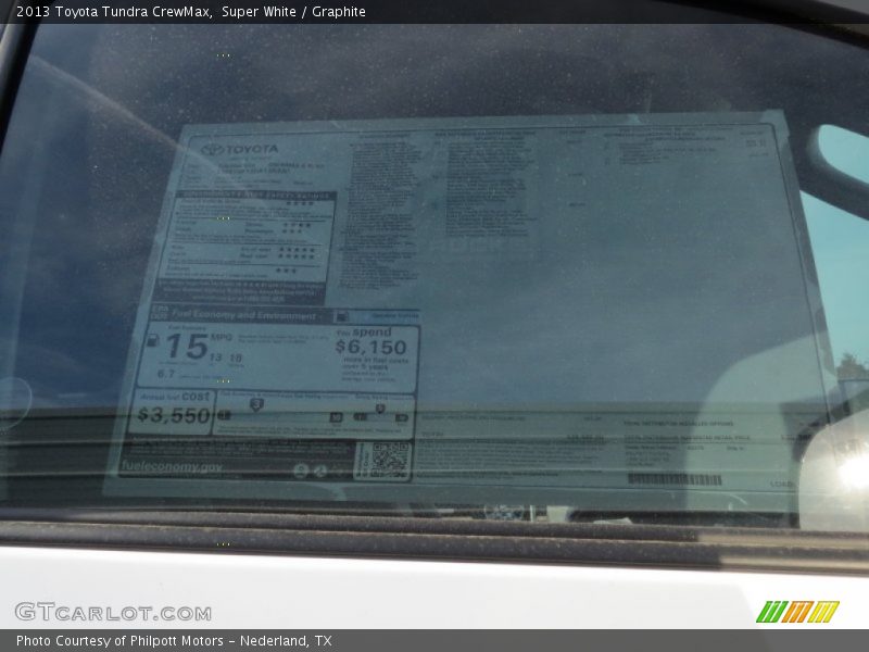 Super White / Graphite 2013 Toyota Tundra CrewMax
