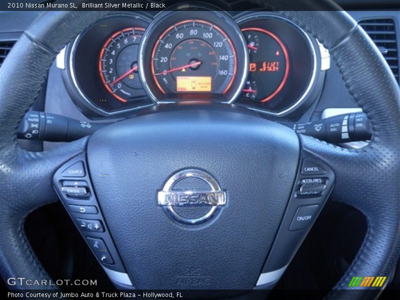 Brilliant Silver Metallic / Black 2010 Nissan Murano SL