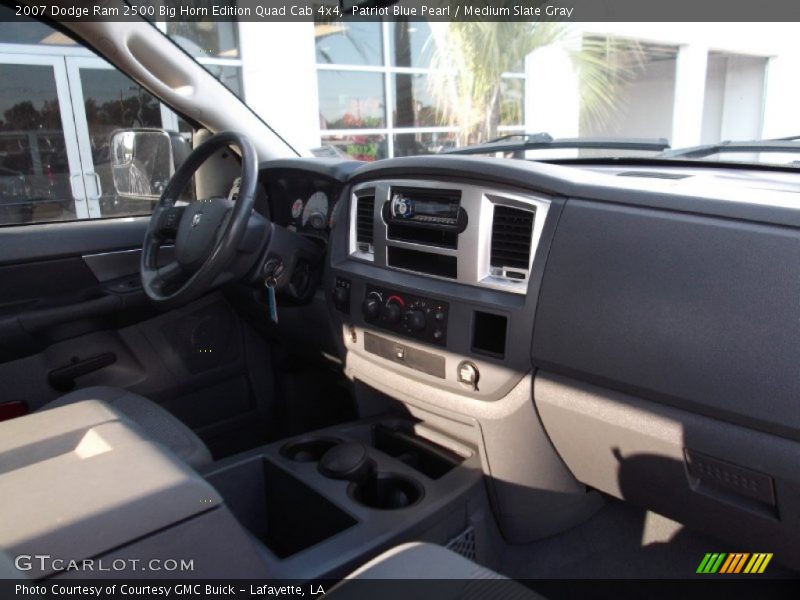 Patriot Blue Pearl / Medium Slate Gray 2007 Dodge Ram 2500 Big Horn Edition Quad Cab 4x4