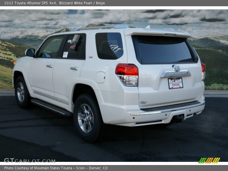 Blizzard White Pearl / Beige 2013 Toyota 4Runner SR5 4x4