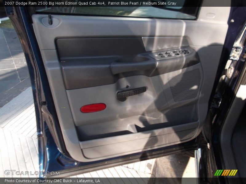 Patriot Blue Pearl / Medium Slate Gray 2007 Dodge Ram 2500 Big Horn Edition Quad Cab 4x4