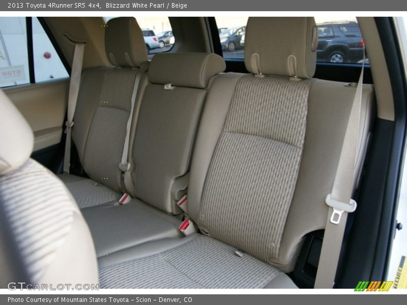 Blizzard White Pearl / Beige 2013 Toyota 4Runner SR5 4x4