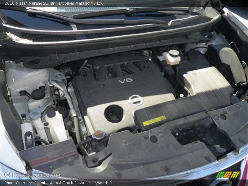 Brilliant Silver Metallic / Black 2010 Nissan Murano SL
