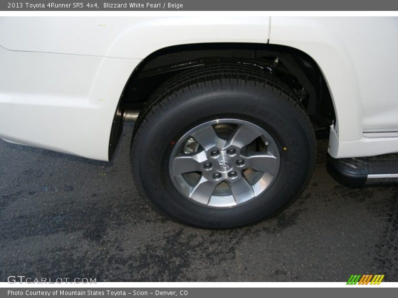 Blizzard White Pearl / Beige 2013 Toyota 4Runner SR5 4x4