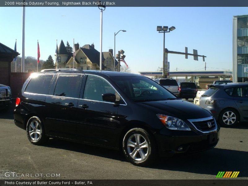 Nighthawk Black Pearl / Black 2008 Honda Odyssey Touring