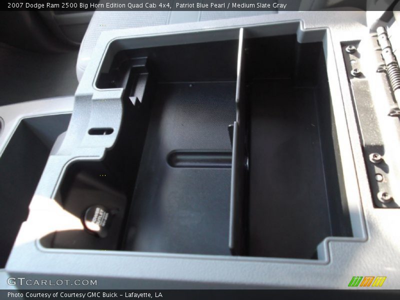 Patriot Blue Pearl / Medium Slate Gray 2007 Dodge Ram 2500 Big Horn Edition Quad Cab 4x4