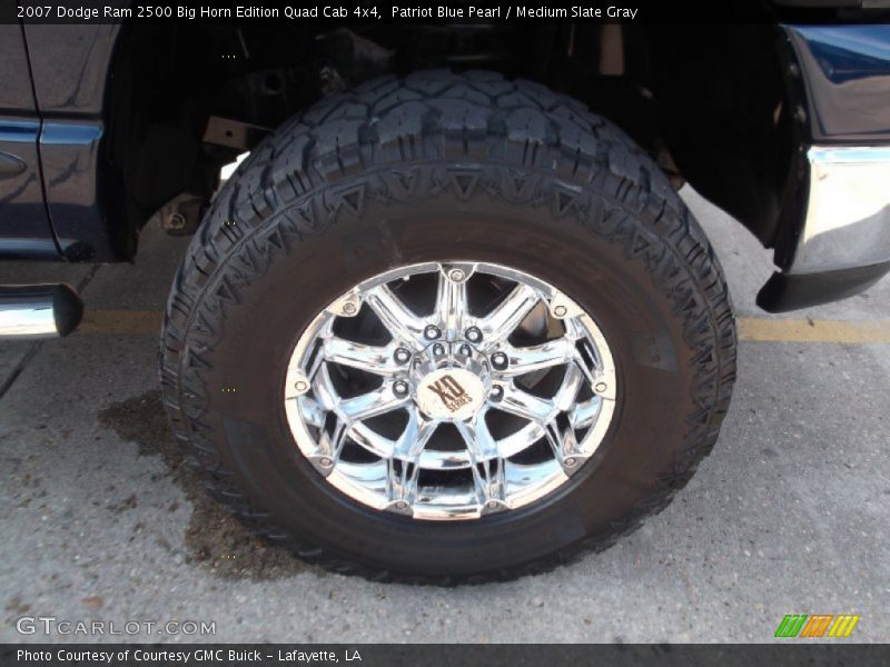 Patriot Blue Pearl / Medium Slate Gray 2007 Dodge Ram 2500 Big Horn Edition Quad Cab 4x4