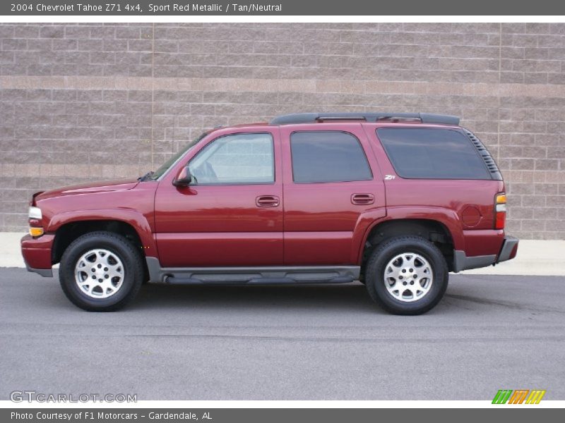 Sport Red Metallic / Tan/Neutral 2004 Chevrolet Tahoe Z71 4x4