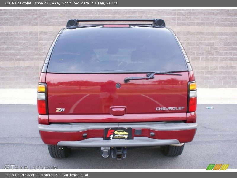 Sport Red Metallic / Tan/Neutral 2004 Chevrolet Tahoe Z71 4x4